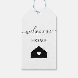 Welkom thuis Label, Realtor Client Gift Label, Kra Cadeaulabel