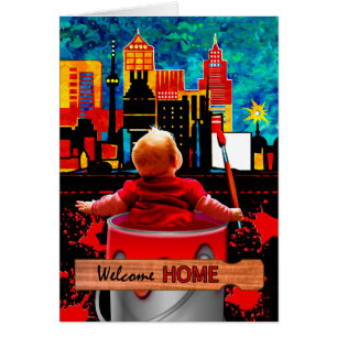 Welkom thuis, laten we de Kaart van het stadje ver