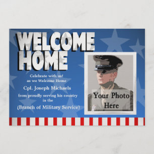 Welkom thuis/leger kaart