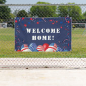Welkom Thuis Militair Leger Patriottisch Spandoek (Insitu)