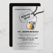 Welkom thuis/militaire uitnodiging (Voorkant / Achterkant)