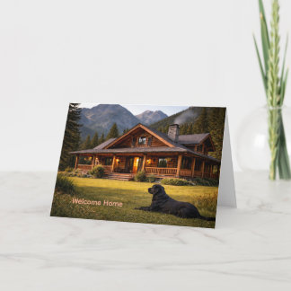 Welkom thuis nieuw huis kaart