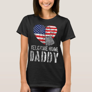 Welkom thuis Papa Militaire Matching Homecoming Gi T-shirt
