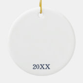 "Welkom thuis" Real Estate Client Gift Kerstmis Keramisch Ornament (Achterkant)