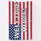 Welkom thuis spandoek (Verticaal)