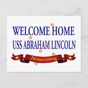 Welkom thuis USS Abraham Lincoln Briefkaart