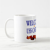 Welkom thuis USS Cape St. George Koffiemok (Links)
