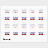 Welkom thuis USS Gridely Ronde Sticker (Vel)
