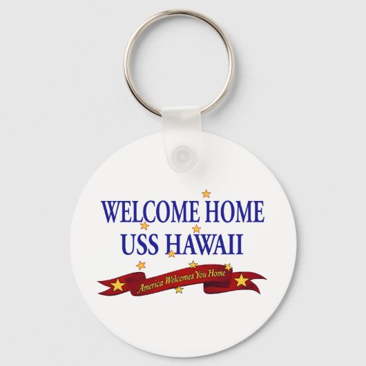 Welkom thuis USS Hawaii Sleutelhanger (Voorkant)