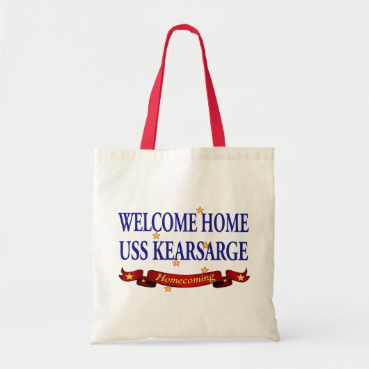 Welkom thuis USS Kearsarge Tote Bag (Voorkant)
