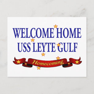 Welkom thuis USS Leyte Gulf Briefkaart