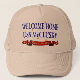 Welkom thuis USS McClusky Trucker Pet