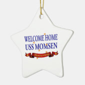 Welkom thuis USS Momsen Keramisch Ornament (Links)