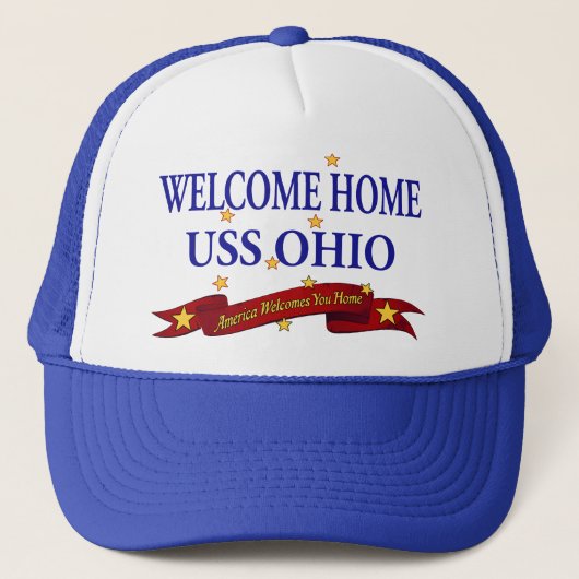 Welkom thuis USS Ohio Trucker Pet (Voorkant)