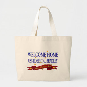 Welkom Thuis USS Robert G. Bradley Grote Tote Bag