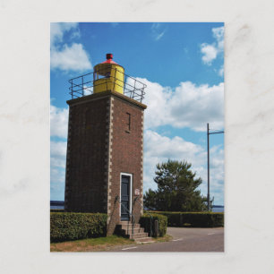 Welkom thuis, vuurtoren Willemstad Nederland. Briefkaart