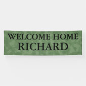 Welkom thuiscamouflageleger aanpasbare banner (Horizontaal)