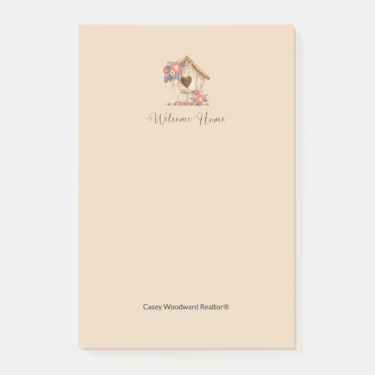 Welkom Thuisgebruiker - Gefeliciteerd Post-it® Notes (Voorkant)