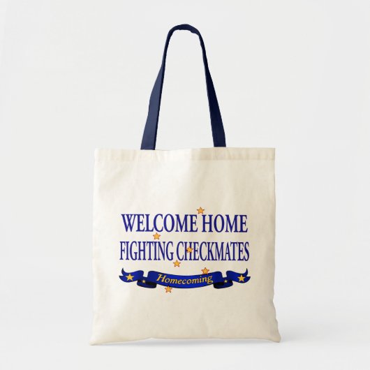 Welkom thuisgevechten tote bag (Voorkant)