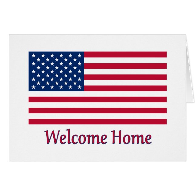Welkom thuisKaart (Voorkant Horizontaal)