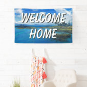 Welkom thuislandschapswaterbanner spandoek (Insitu)