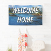 Welkom thuislandschapswaterbanner spandoek (Insitu)