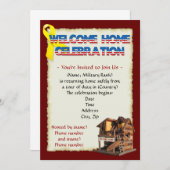 Welkom thuisleger kaart (Voorkant / Achterkant)