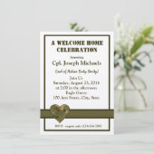 Welkom thuisleger kaart (Staand voorkant)