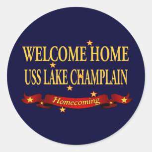 Welkom thuismeer ChamPlavlam Ronde Sticker