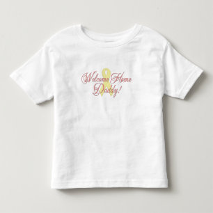 Welkom thuispap lint kinder shirts