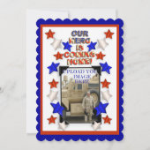 Welkom thuispartij Militair Patriottisch Amerikaan Kaart (Voorkant)