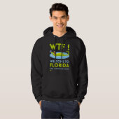 "WELKOM TO FLORIDA" grappig Hoodie (Voorkant volledig)