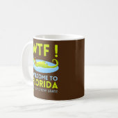 "WELKOM TO FLORIDA" grappig     Koffiemok (Voorkant links)