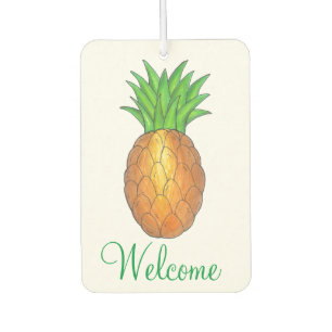 Welkom Tropische Fruit Pineapple Hospitality Home Luchtverfrisser