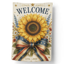 Welkom Tuin Vlag | VS 250ste Verjaardag