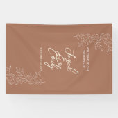 Welkom Verticale Banner van de bruiloft (Horizontaal)