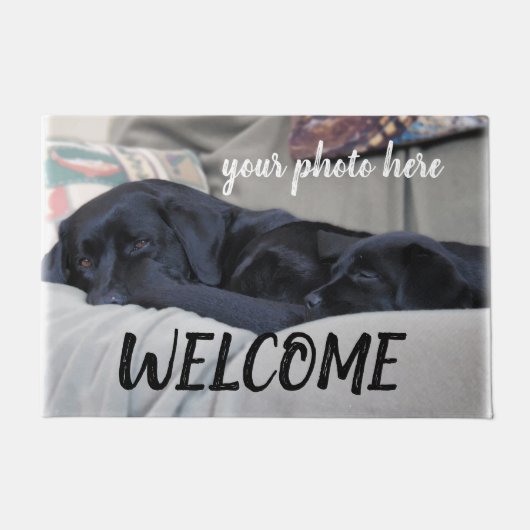 Welkom vloermat - Foto Deurmat (Voorkant)