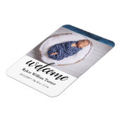 Welkom Waterverf Birth Announding Magnet Magneet (Linkerzijde)