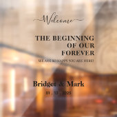 Welkom Wedding Mirror Decal Selfie Script Fonts (Vel 2)