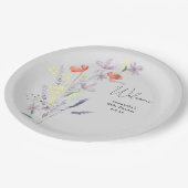 Welkom Wildbloemen Papieren Bordje (Gekanteld)