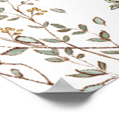 Welkom Wildflower Tea Party Shower Poster (Hoek)