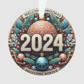 Welkom winter 2024 ornament (voorkant)
