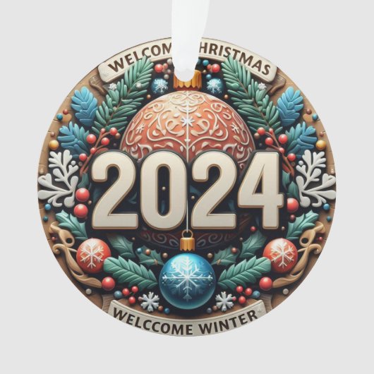 Welkom winter 2024 ornament (voorkant)