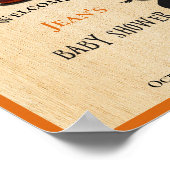 Welkom Witch Brewing Halloween Baby shower Poster (Hoek)