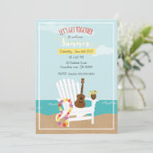 Welkom zomer  kaart (Staand voorkant)