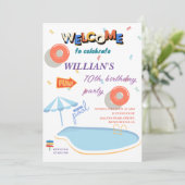 Welkom zomerdag kaart (Staand voorkant)