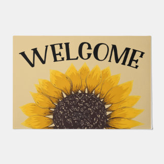 Welkom Zonnebloem Tapijten, Welkom Housewarming Gi Deurmat