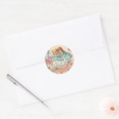  welkome kleine vreemdeling ronde sticker (Envelop)