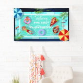 Welkomstbanner van de Partij van de Vrijdag Spandoek (Insitu)