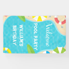 Welkomstbanner van de Partij van de Vrijdag Spandoek